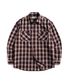 W23 OMBRE PLAID WORK SHIRT (deep purple)