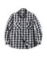 W23 OMBRE PLAID WORK SHIRT (black)
