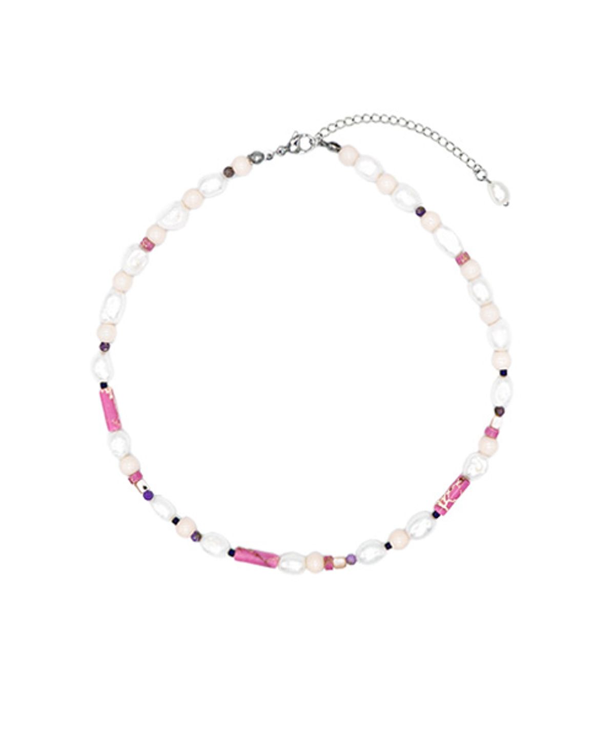 랜덤오프(RANDOMOFF) [ROF X CANNIZ] GIGGLE NECKLACE [PINK]