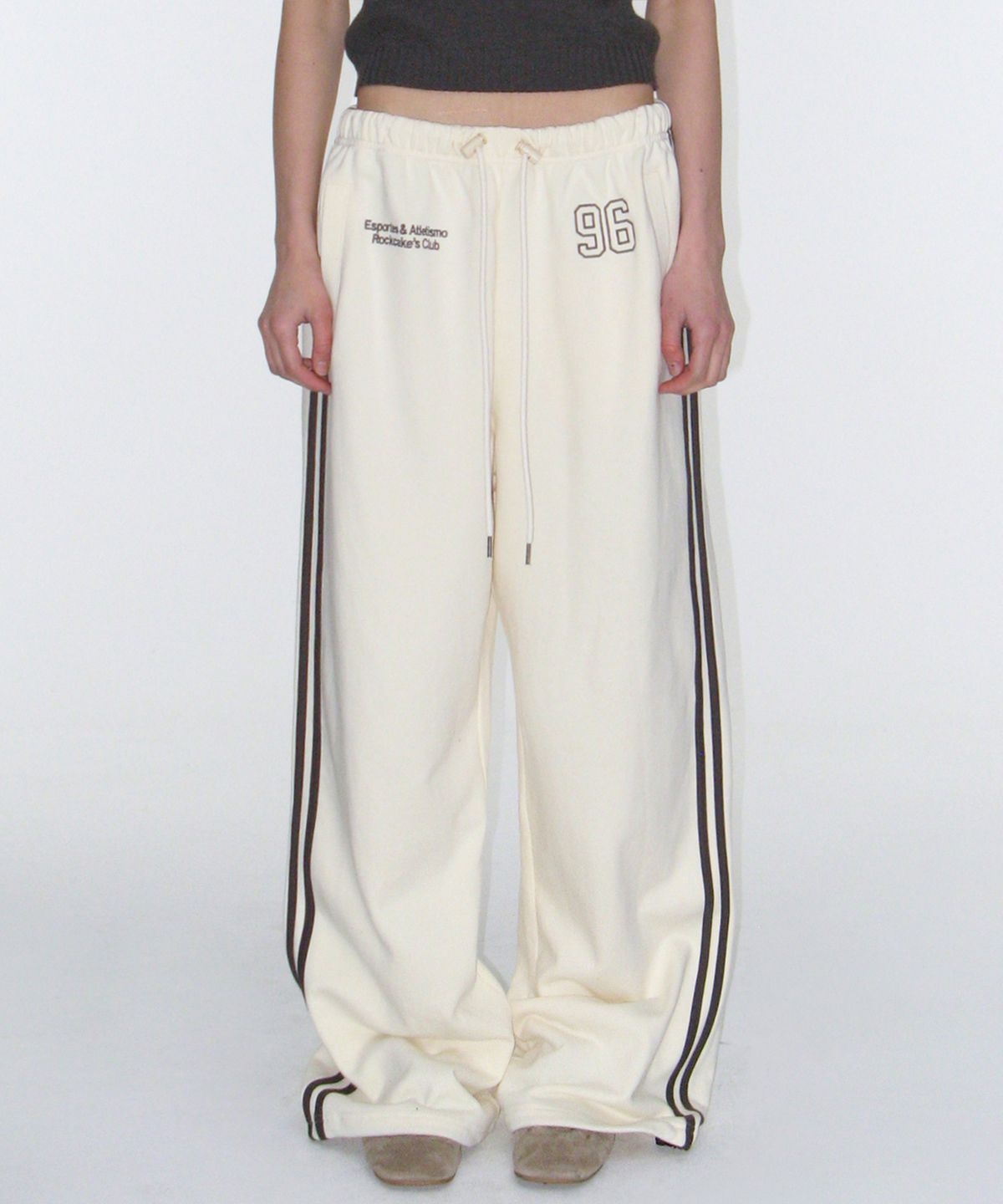 락케이크(ROCKCAKE) 96 Track Line Jogger - Cream
