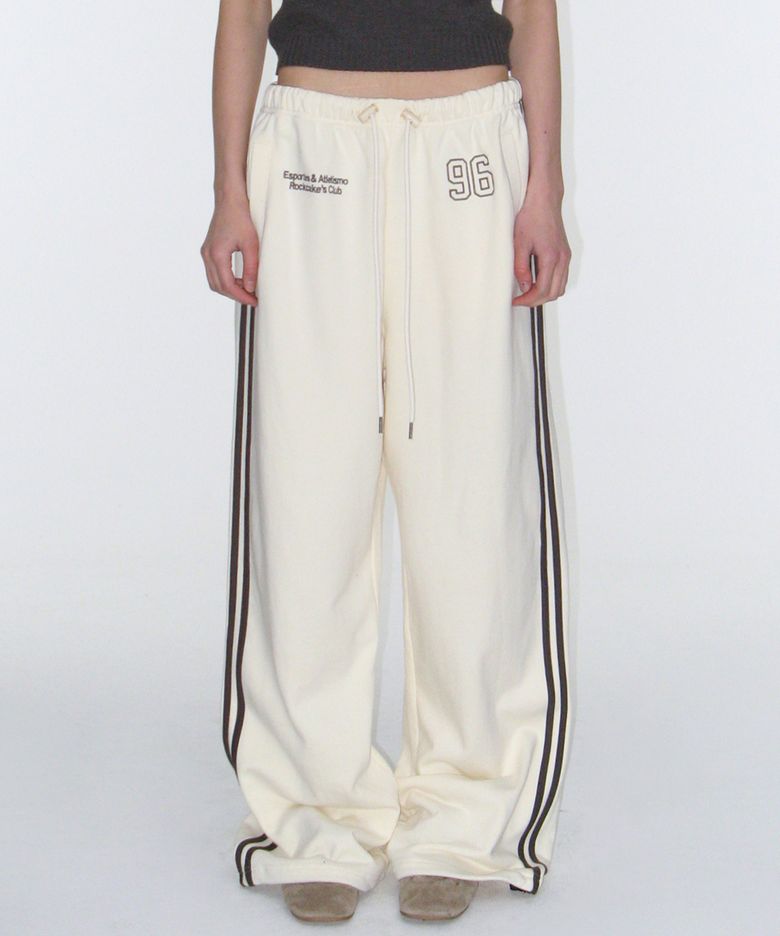 96 Track Line Jogger - Cream