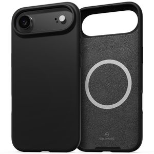 블랙 아이폰 17/16/15/14/13/ 갤럭시S25 맥세이프 실리콘 아이폰 케이스