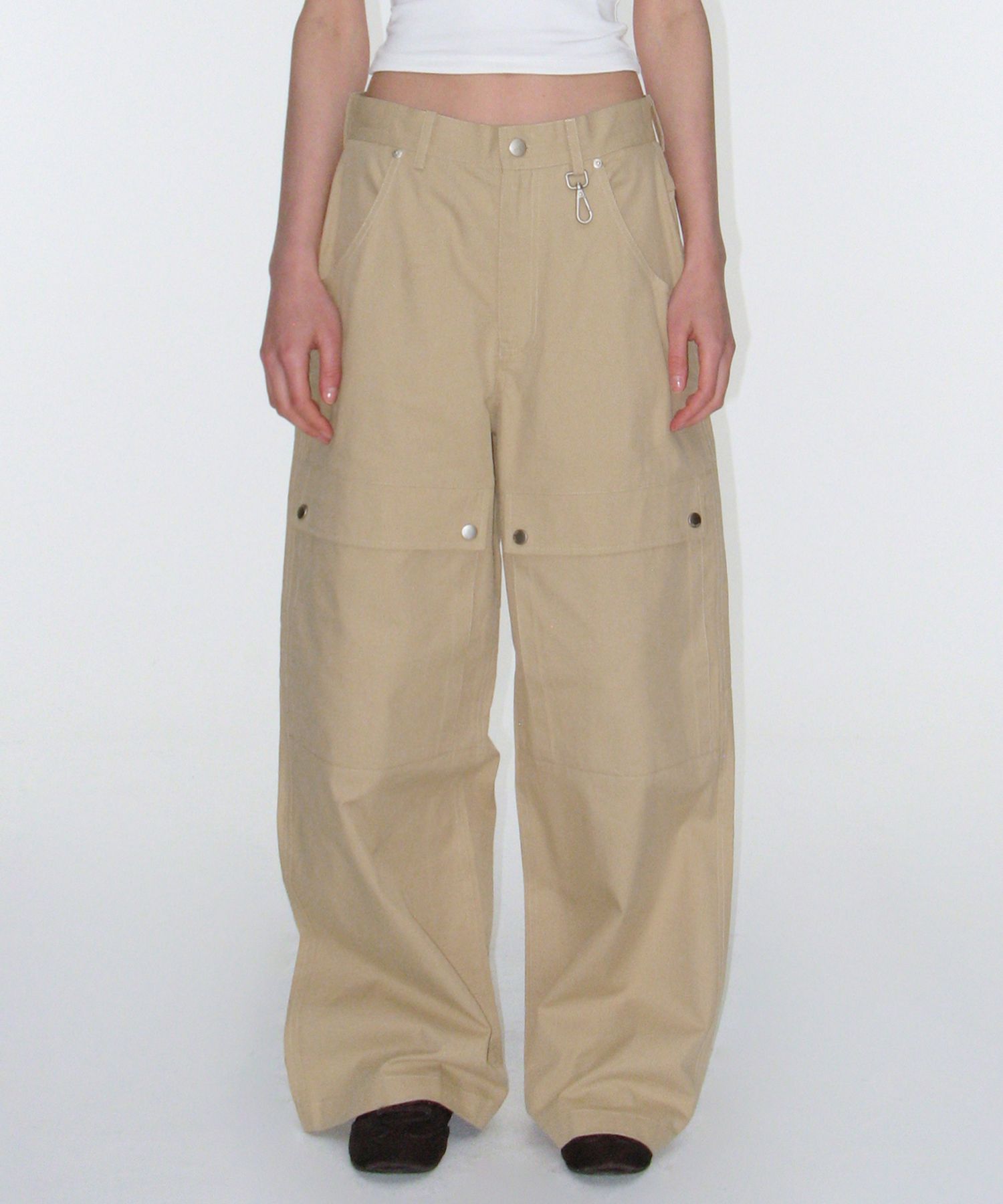 パンツ ROCKCAKE Front Pocket Pants 5BSH063 MUSINSA | ROCKCAKE Front Pocket Pants - Beige
