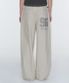 96 Applique Pants - Light Gray