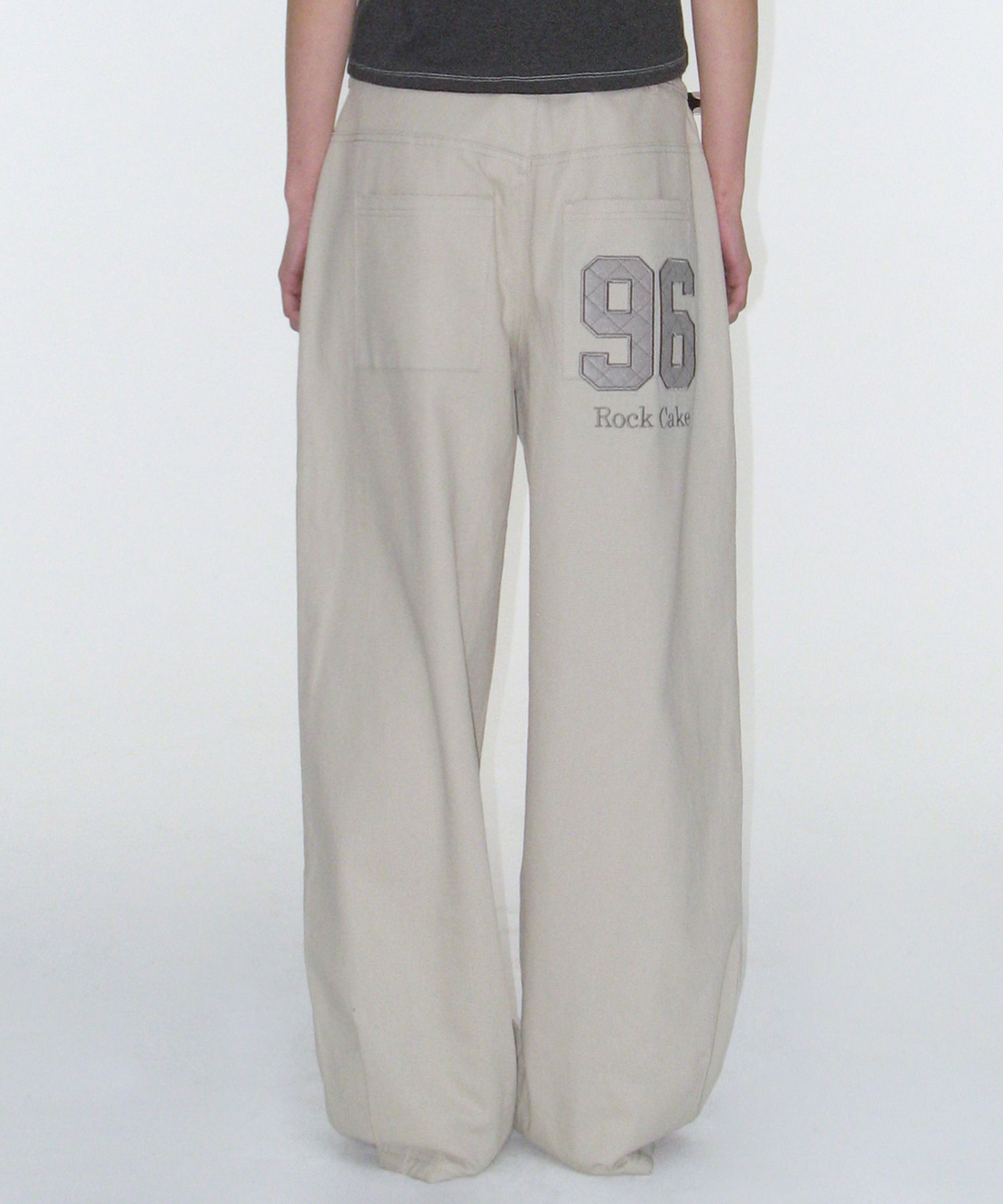 パンツ ROCKCAKE 96 Applique Pants MUSINSA | ROCKCAKE 96 Applique Pants - Black