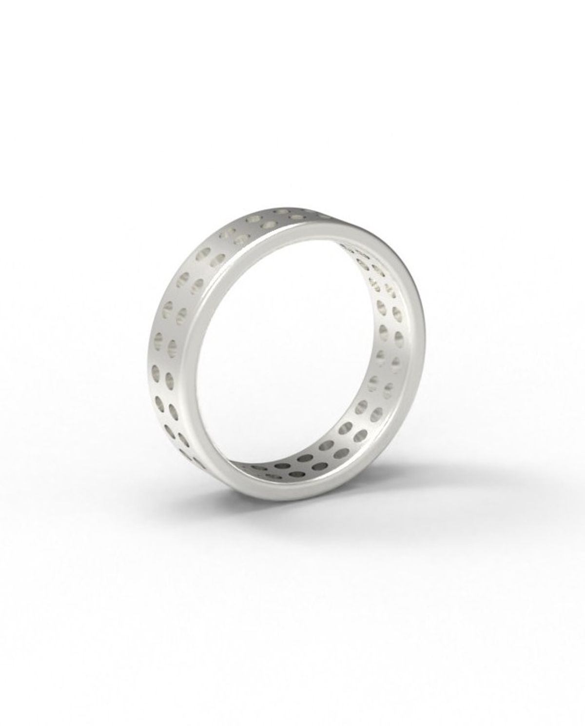 르네오브제(RENEOBJET) WIN CIRCLE RING (2R) [STERLING SILVER] 기하학 디자인 패턴 포인트 925 실버 반지