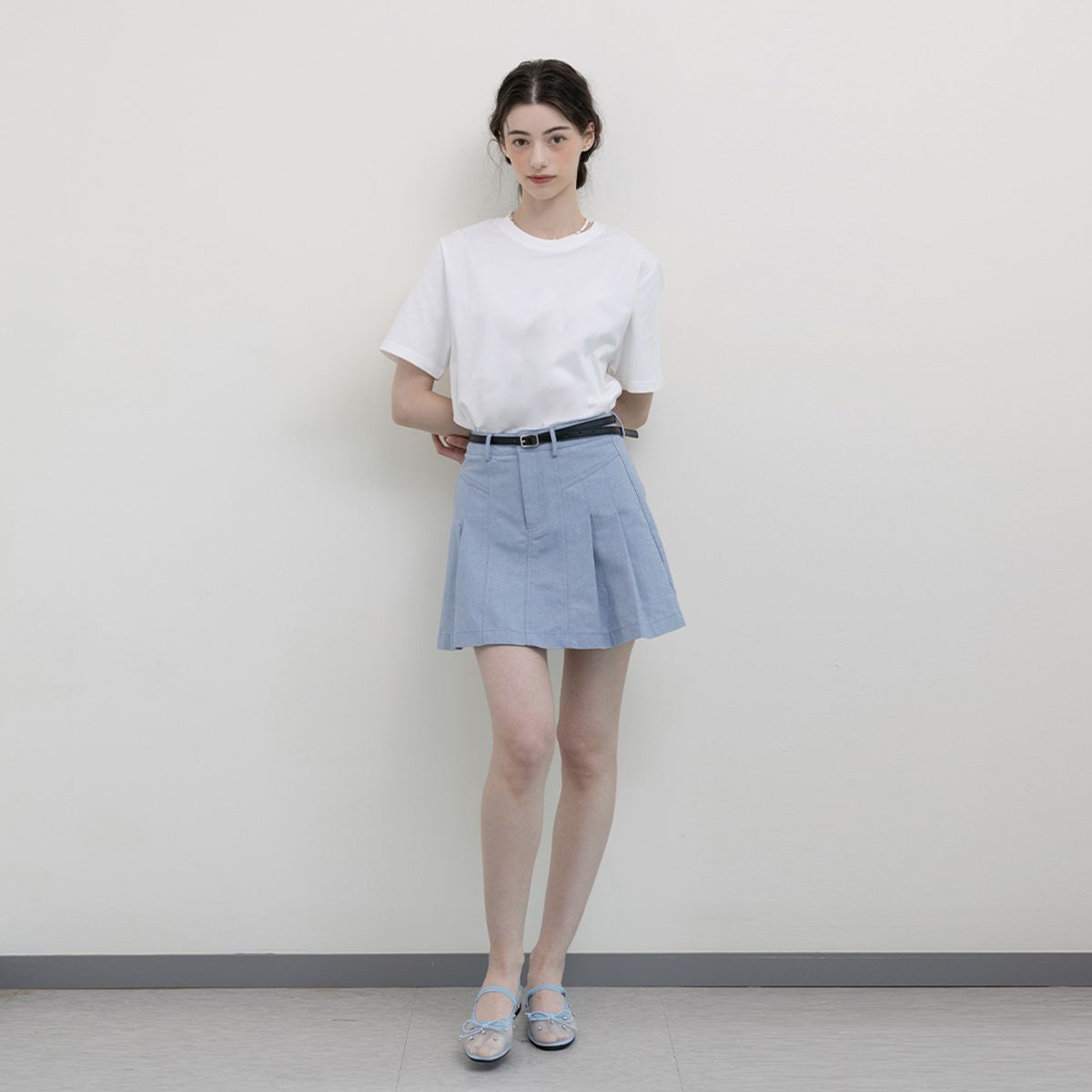 에이앤레이(AEIREI) AR_Solid color slim skirt_2color