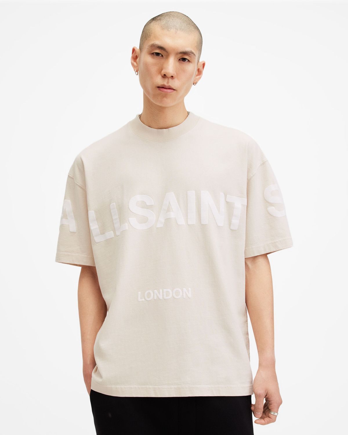 올세인츠(ALLSAINTS) 비기 크루 티셔츠 M088PB-9051
