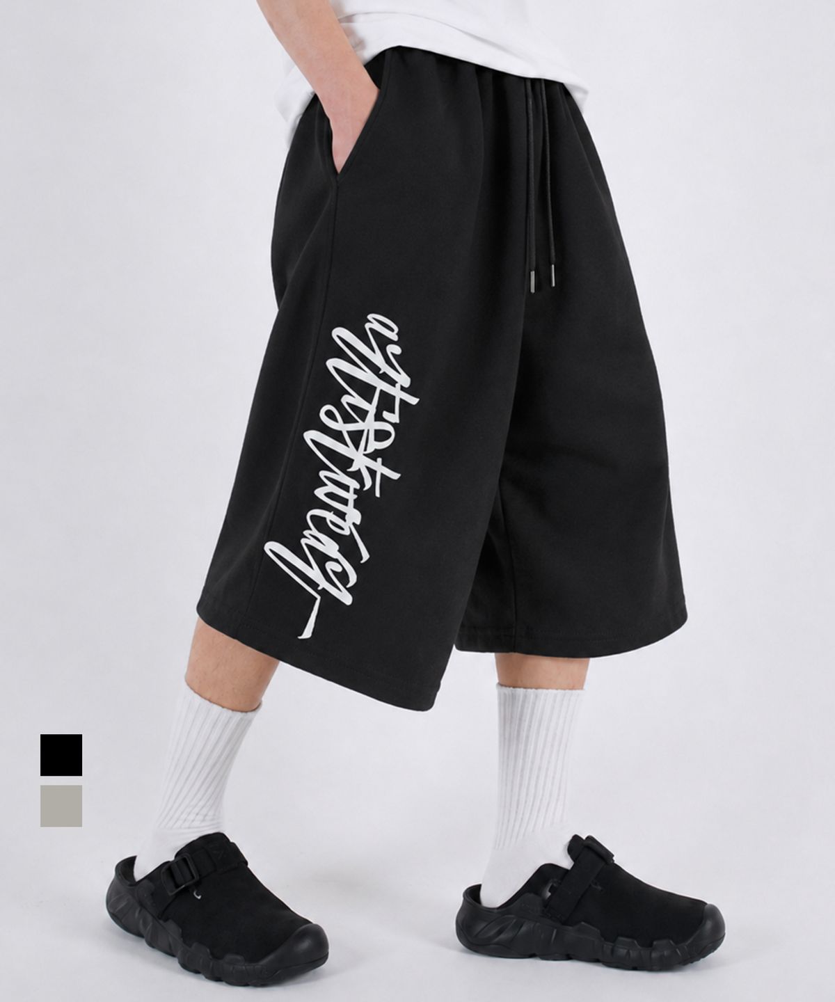 아티스트웨어(ARTISTWEAR) [ATW] 오토그래프 버뮤다팬츠 - 2COLOR