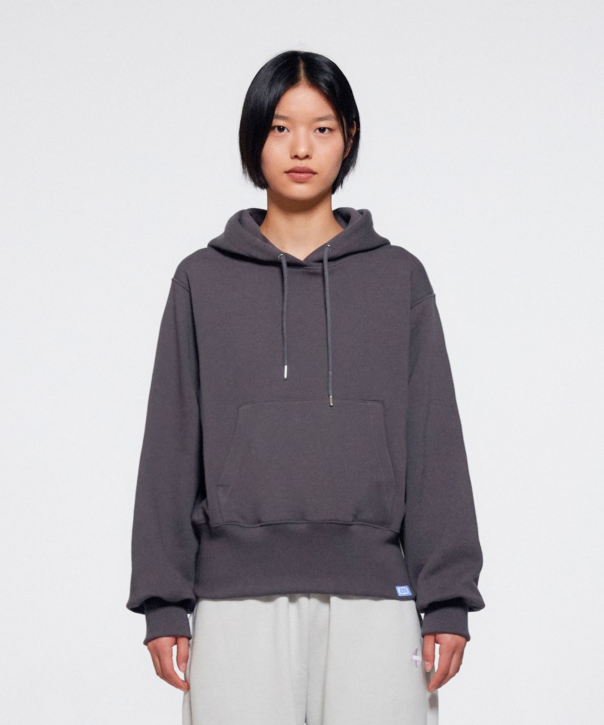 이알에이(ERA) UNISEX ERA HEAVY HOODIE - STONE GRAY
