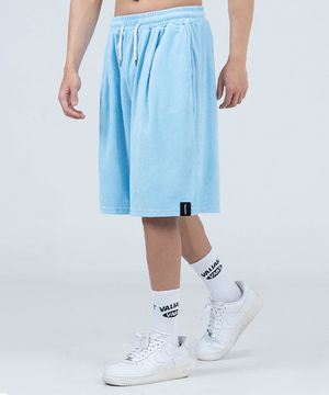 P2501 테리 6부 버뮤다 반바지 [블루]