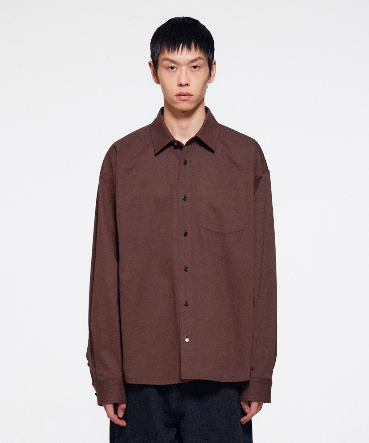이알에이(ERA) UNISEX ERA CLASSIC SHIRTS - BROWN