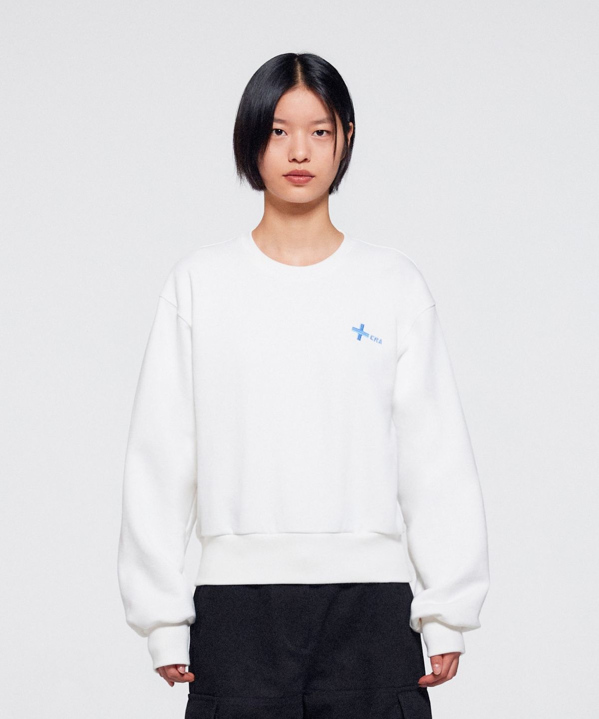 이알에이(ERA) UNISEX ERA HEAVY SWEATSHIRTS - WHITE