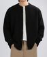 BREATHABLE ROUND CARDIGAN (BLACK)