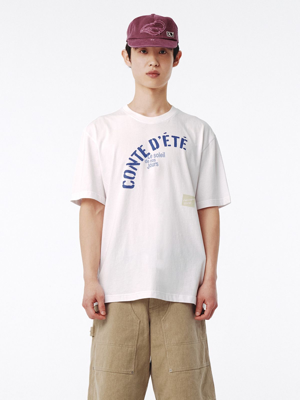 기준 맨(KIJUN MEN) Le Soleil Tee White