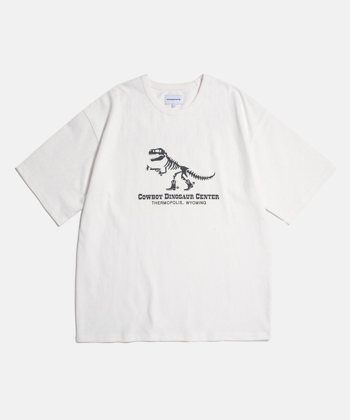 에스피오나지(ESPIONAGE) CDC T-Rex Heavyweight Tee Off White