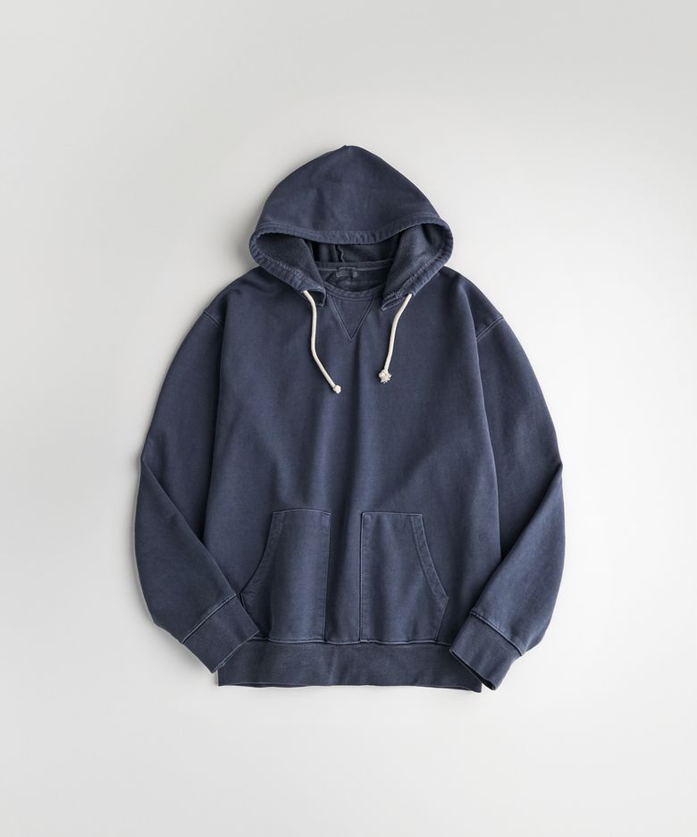 DYED AFTER HOODIE purple navy