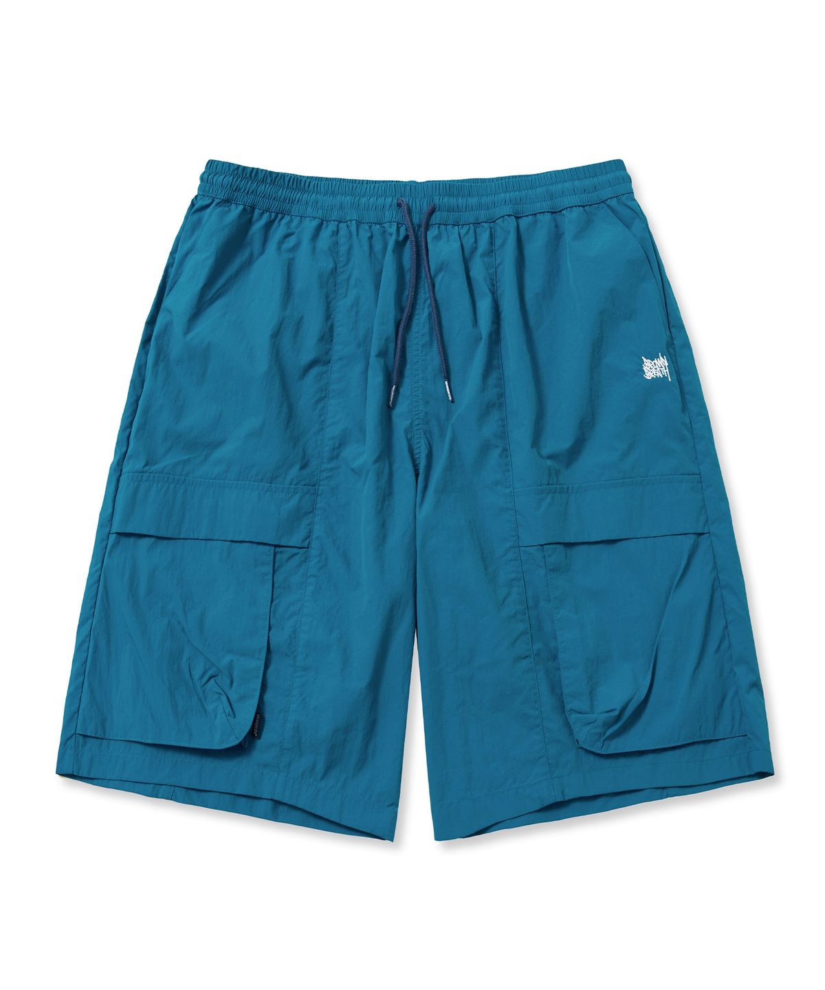 브라운브레스(BROWNBREATH) TAG NYLON POCKET SHORTS - BLUE