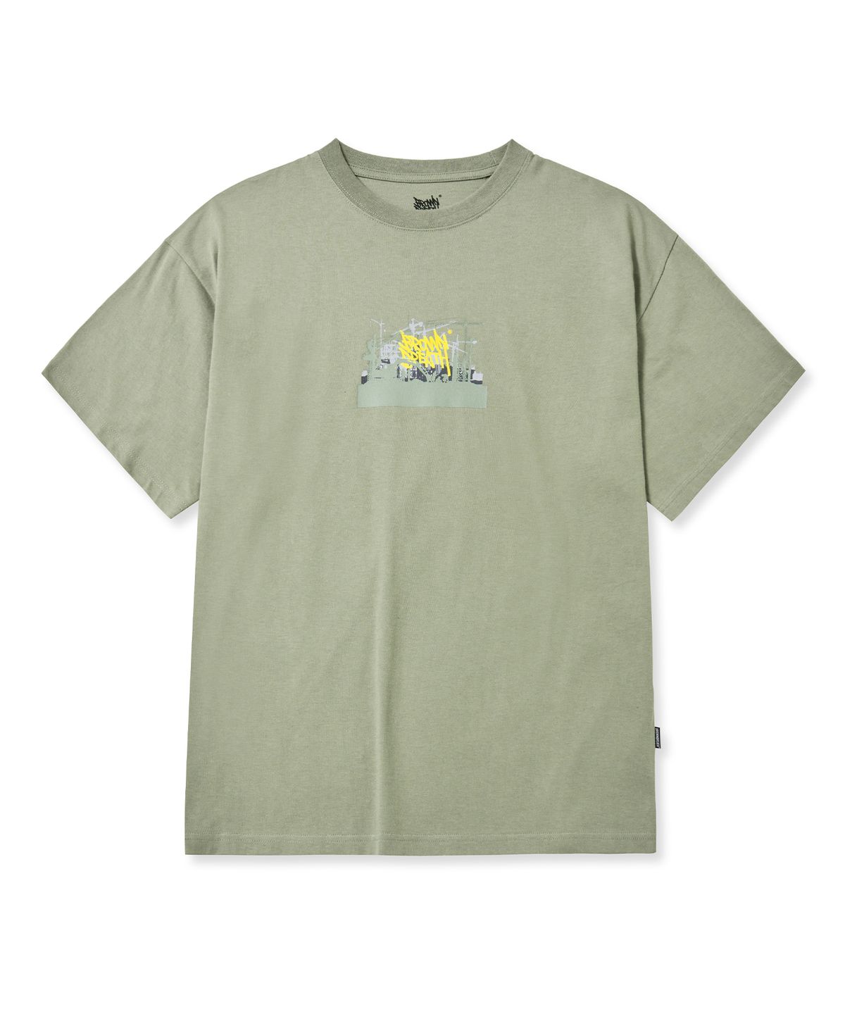 브라운브레스(BROWNBREATH) GROUNDWORK TAG TEE - KHAKI - 사이즈 & 후기 | 무신사
