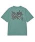 LEOPARD TAG TEE - BLUE GREEN