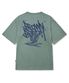 BE FREE TAG TEE - BLUE GREEN