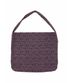 LEOPARD CORDUROY ECO BAG-REDDISH BROWN/PURPLE