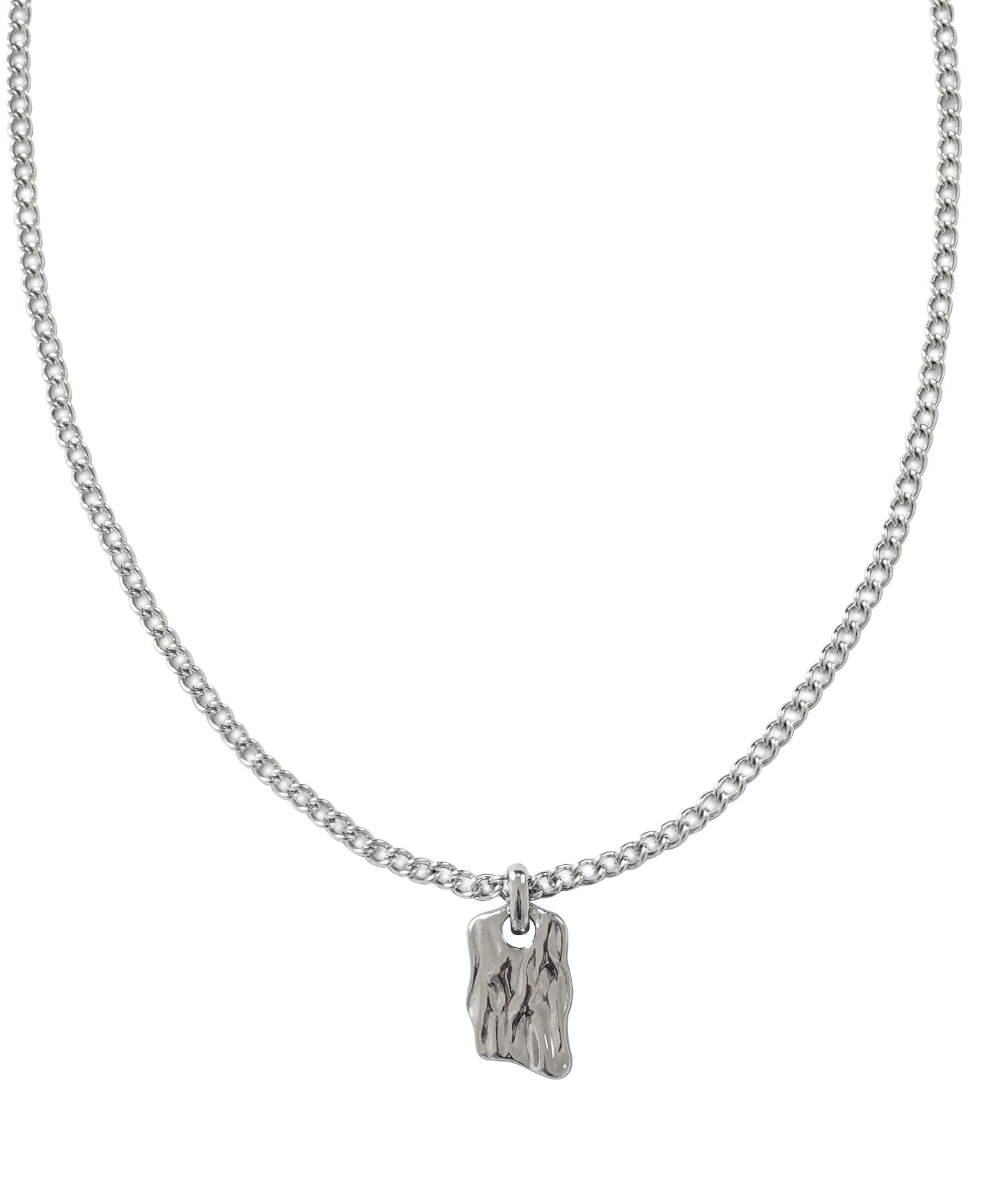Musinsa acha surgical steel arbor pendant necklace silver