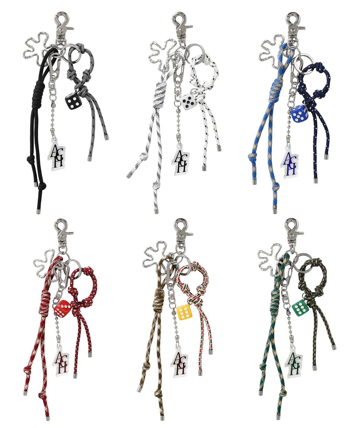 아차(ACHA) 더블 로프 듀얼 키링 _ 6color