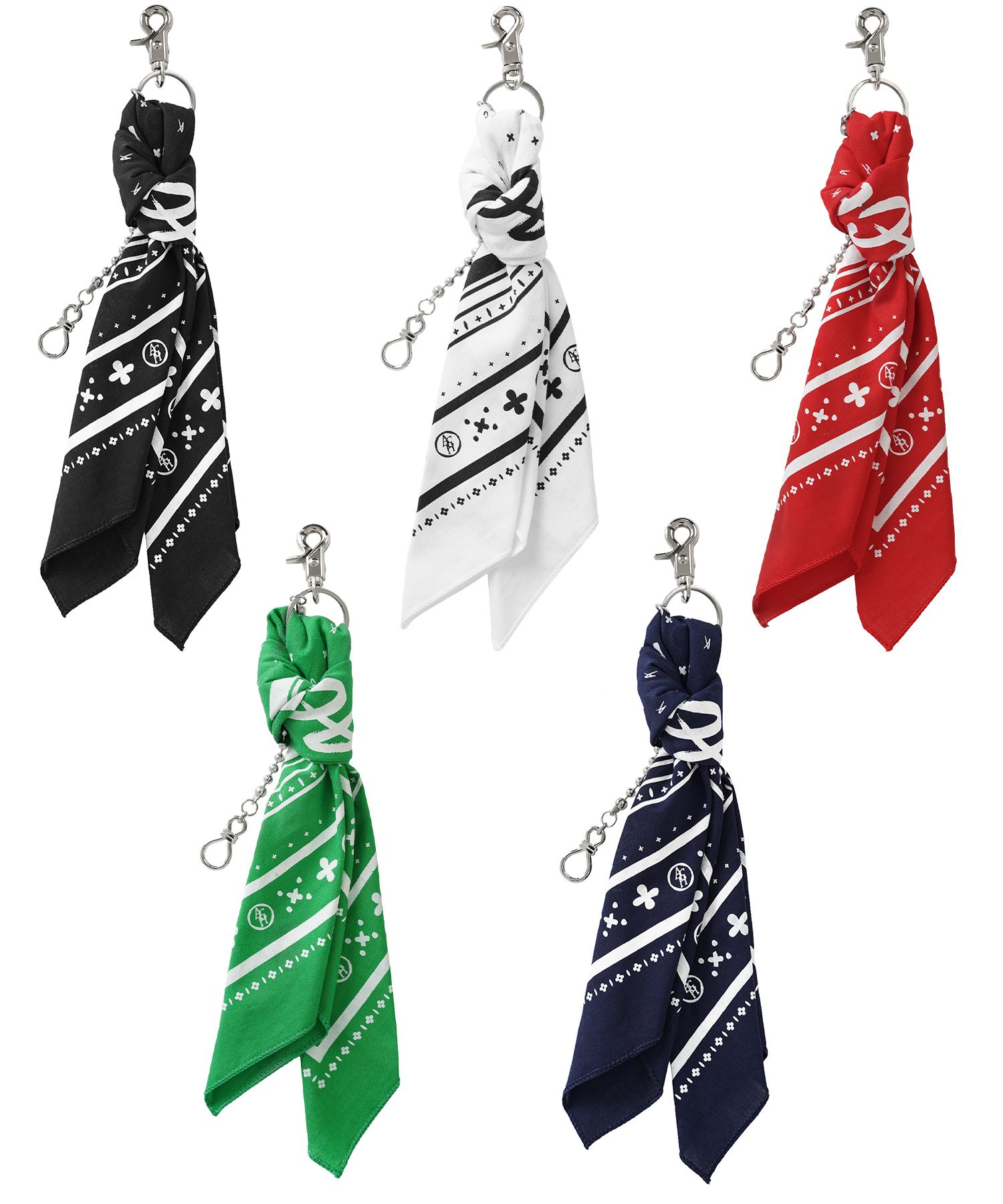 MUSINSA | ACHA ACH Clover Bandana Keyring _ 5 colors