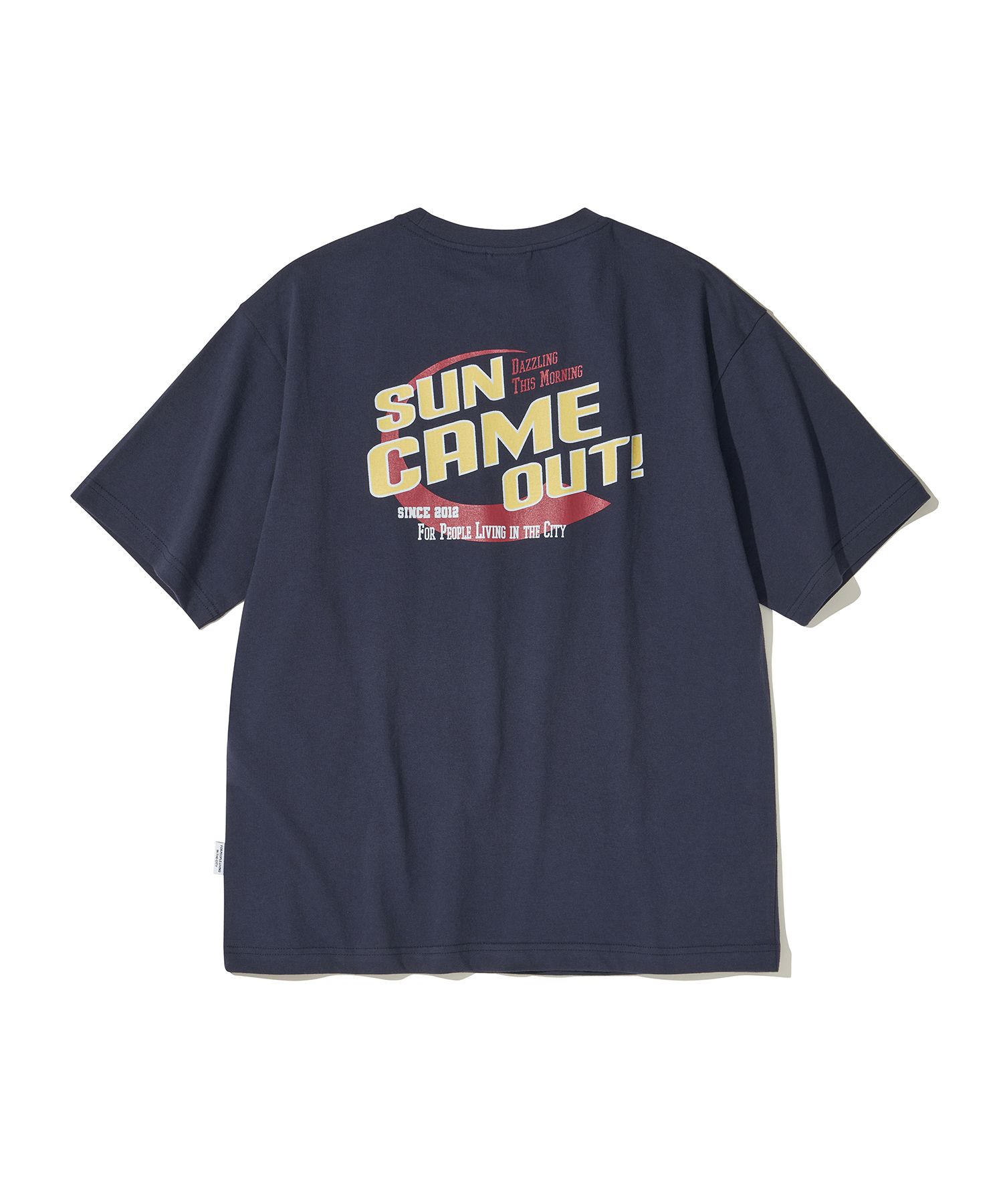 ★Urbandtype.★ Sun out graphic t-shirt navy UBEUTS010NY MUSINSA | URBANDTYPE Sun Out Graphic T-Shirt_Navy