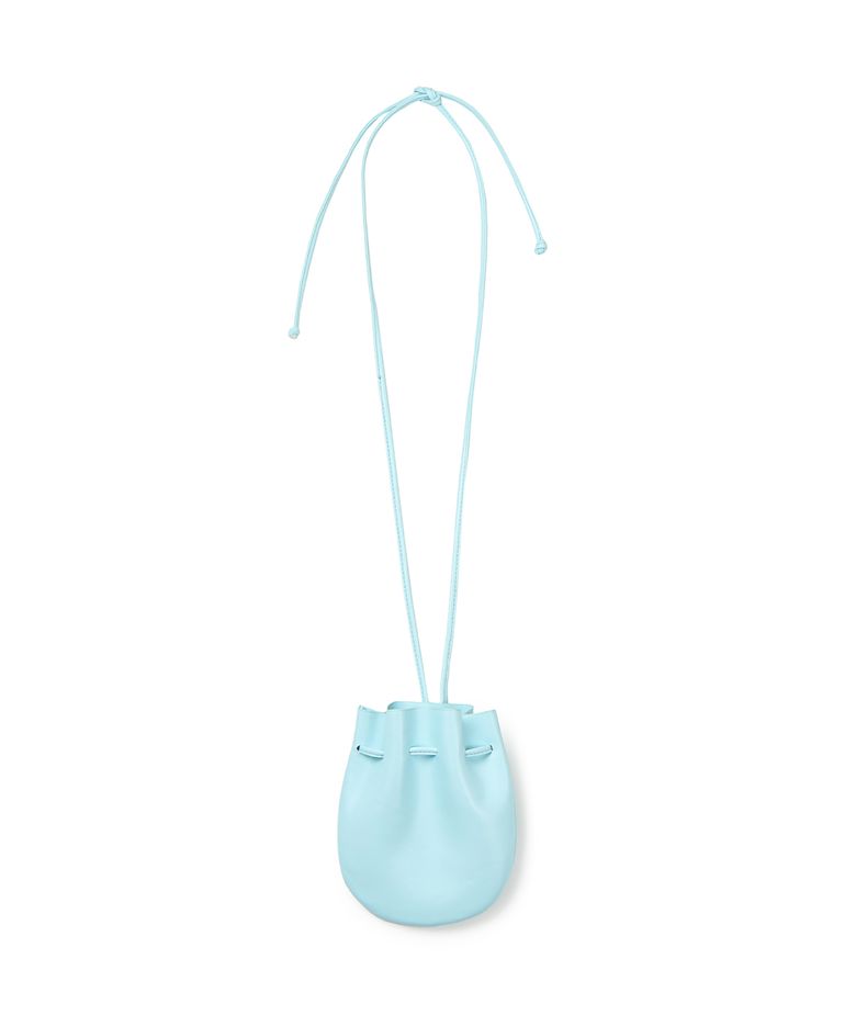 Moon Jar - Shaped  Belted Bag_Light Blue (달항아리 모양 벨티드백_라이트블루)