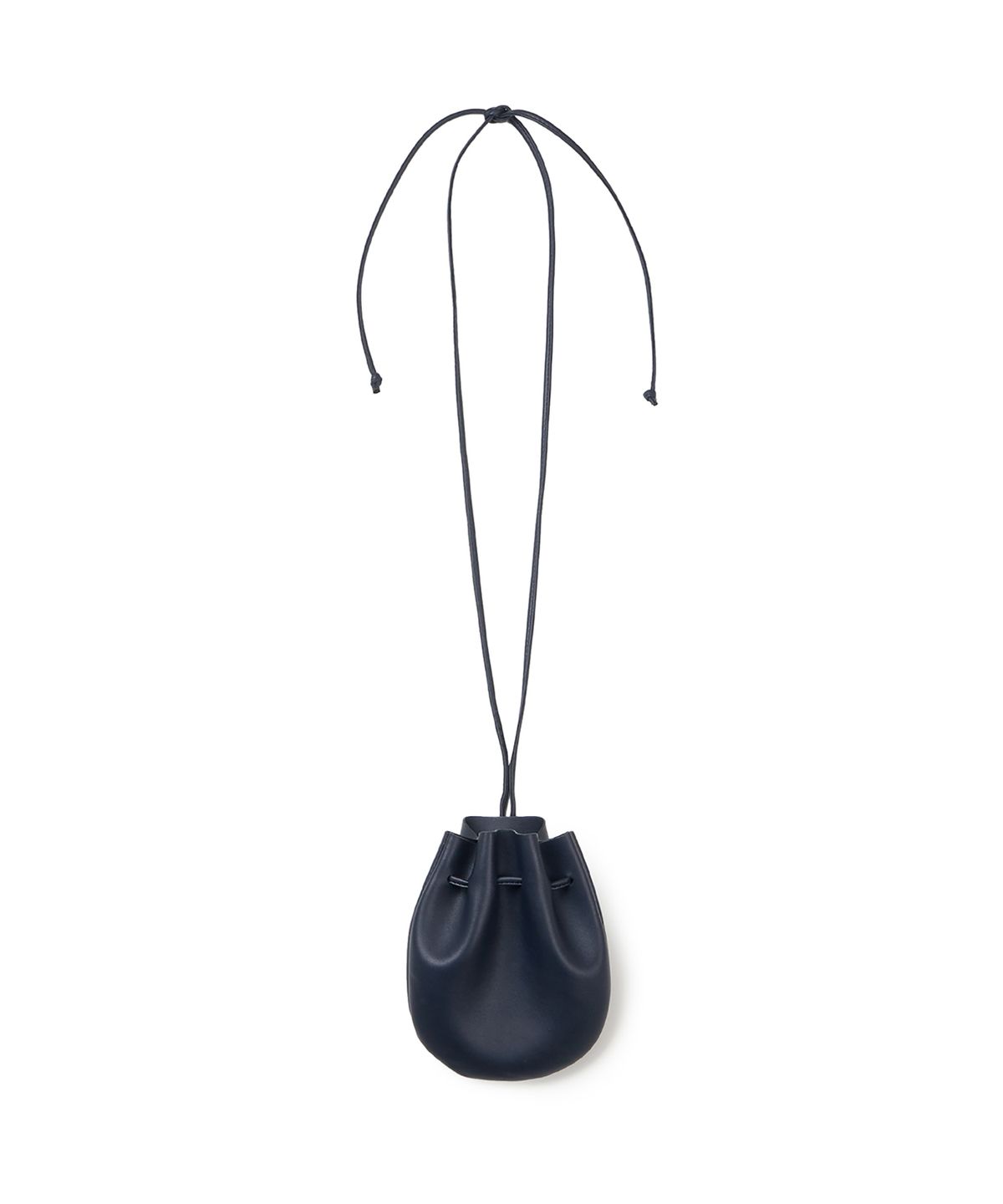 분더캄머(WNDERKAMMER) Moon Jar - Shaped  Belted Bag_Navy(달항아리 모양 벨트백_네이비)
