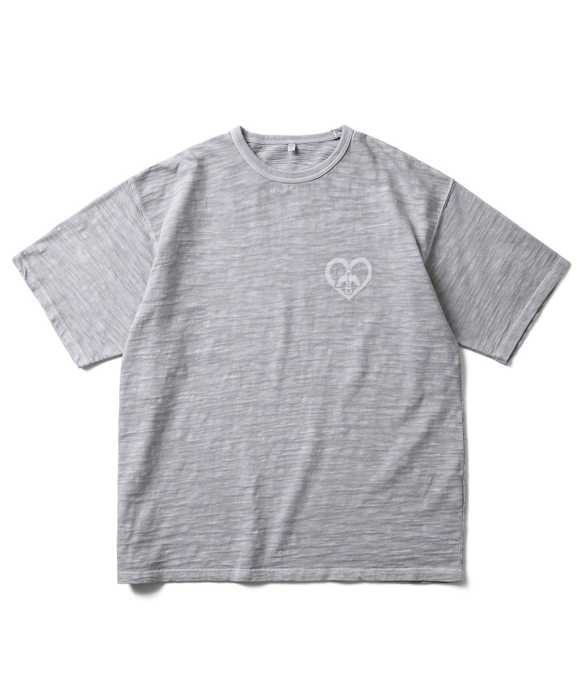 에스파이(ESFAI) PLGW REVERSIBLE SLUB T SHIRTS (LIGHT GREY)