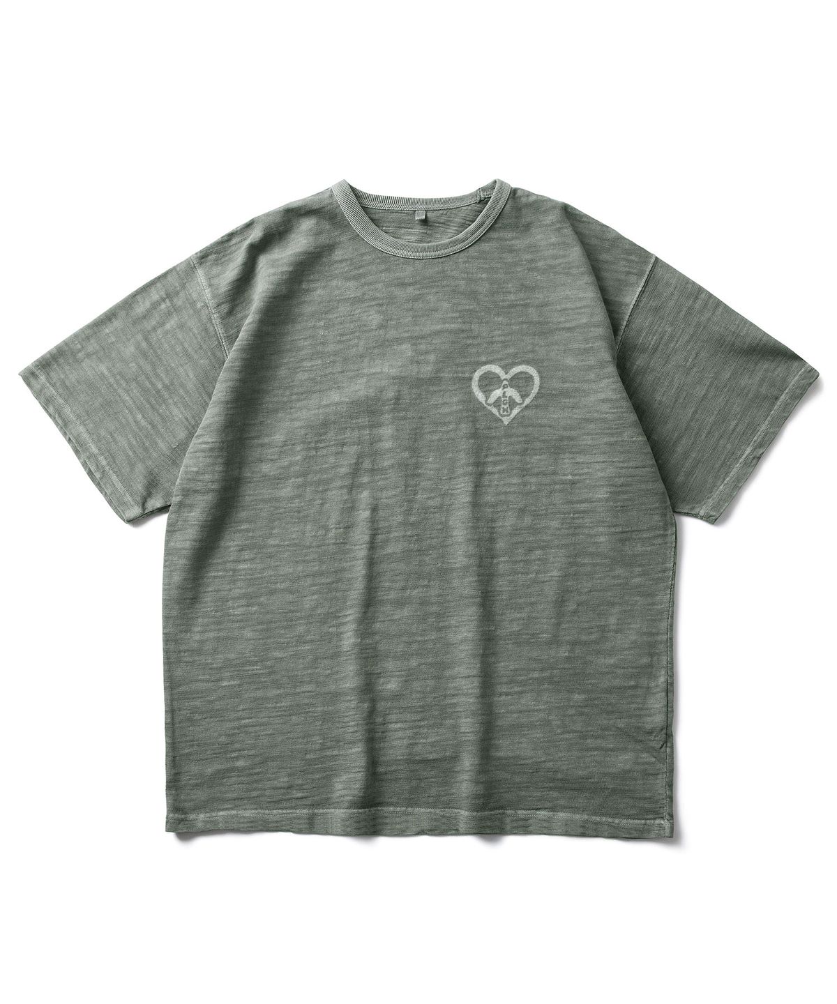 에스파이(ESFAI) PLGW REVERSIBLE SLUB T SHIRTS (OLIVE)