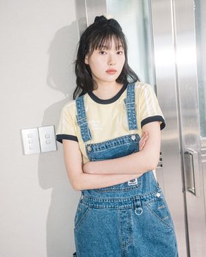 COLOR BLOCK W LLF S/S TEE(YELLOW)