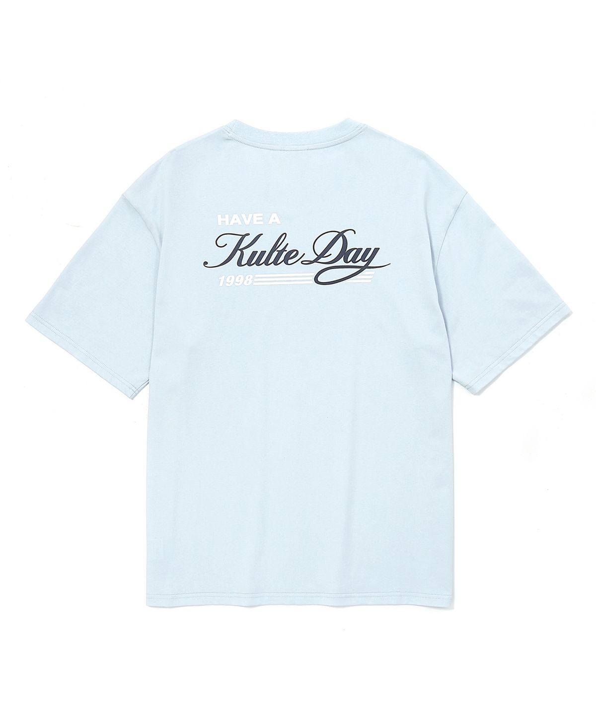 쿨트(KULTE) MELANCHORY ORBIT T-SHIRT L.BLUE