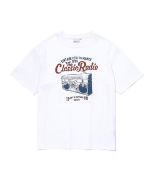 RETRO RADIO T-SHIRT WHITE