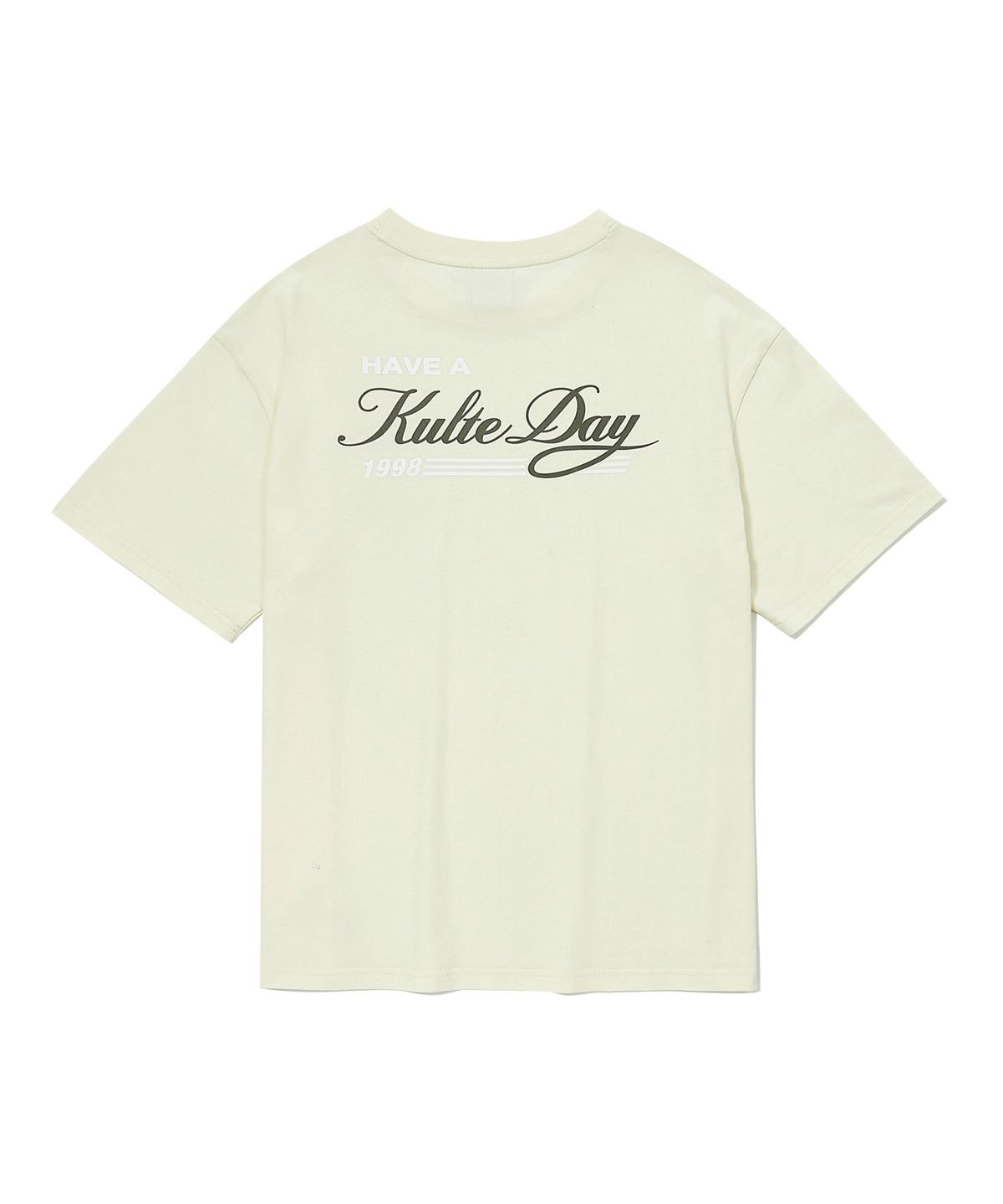 쿨트(KULTE) MELANCHORY ORBIT T-SHIRT IVORY
