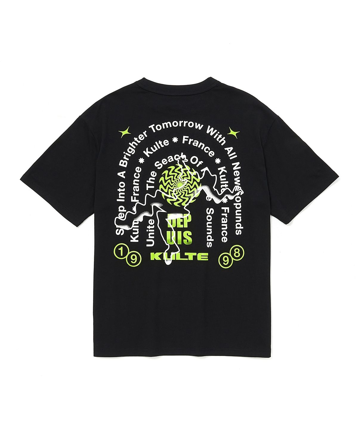 쿨트(KULTE) NEW SOUNDS T-SHIRT BLACK