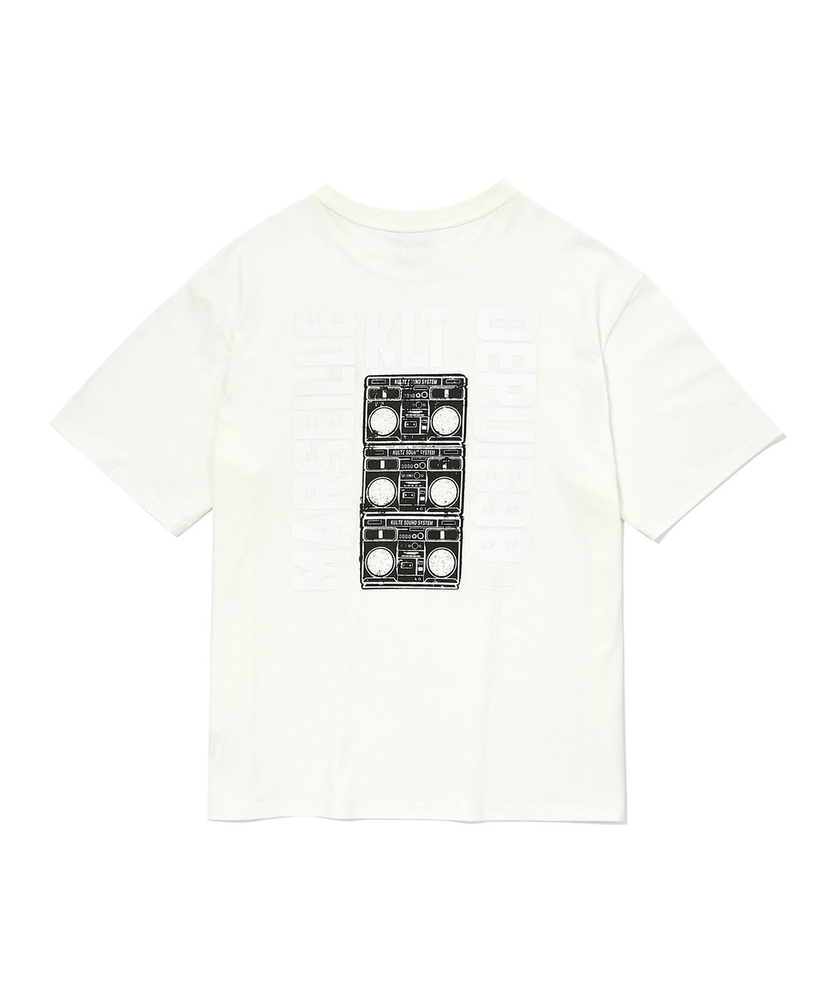 쿨트(KULTE) K-RADIO T-SHIRT WHITE