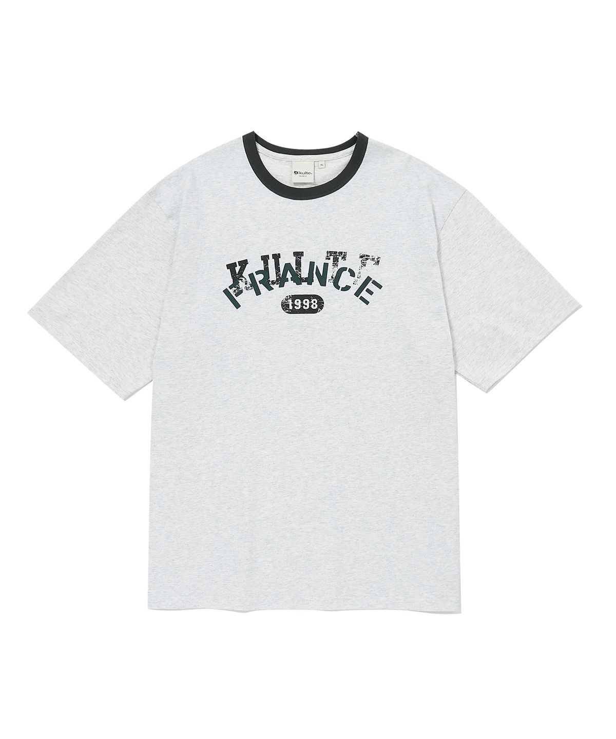 쿨트(KULTE) STAMP RINGER T-SHIRT L.MELANGE