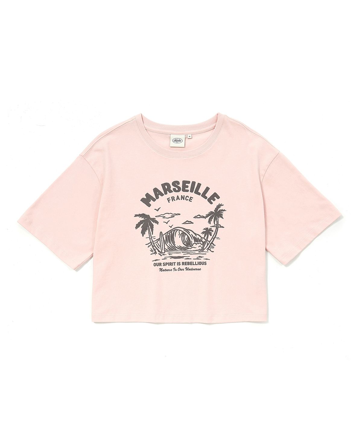 쿨트(KULTE) TROPICAL WOMEN T-SHIRT L.PINK