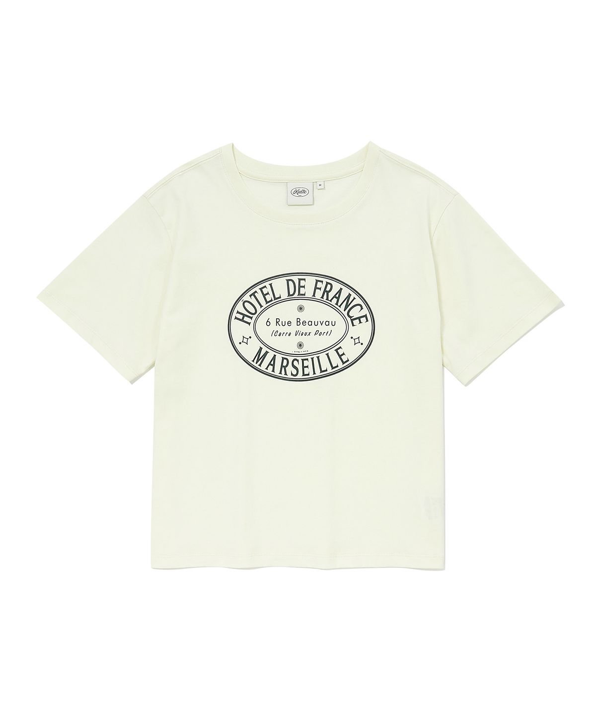 쿨트(KULTE) VINTAGE ORBIT WOMEN T-SHIRT IVORY