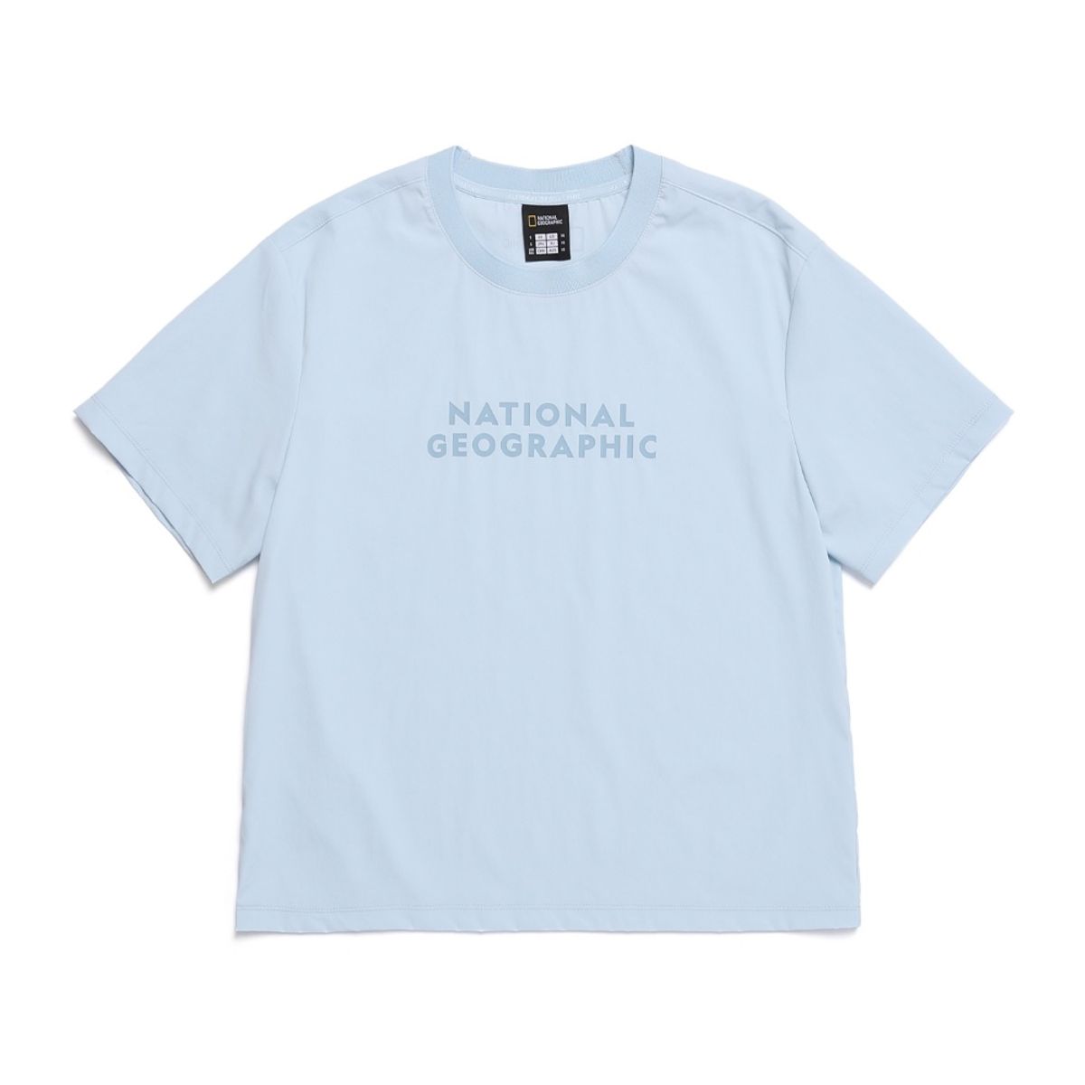 내셔널지오그래픽(NATIONALGEOGRAPHIC) N252WTS971 여성 프로즌큐브 반팔티셔츠 L/BLUE