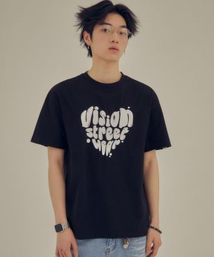 VSW Heart T-Shirts Black