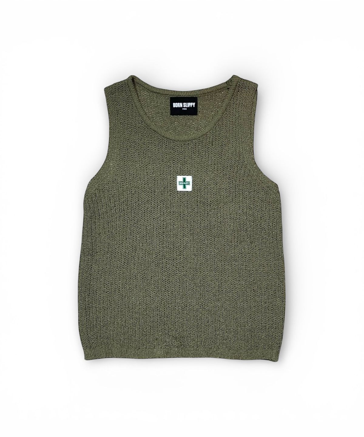 본슬리피(BORN SLIPPY) Born Slippy Net Sleeveless (Khaki)
