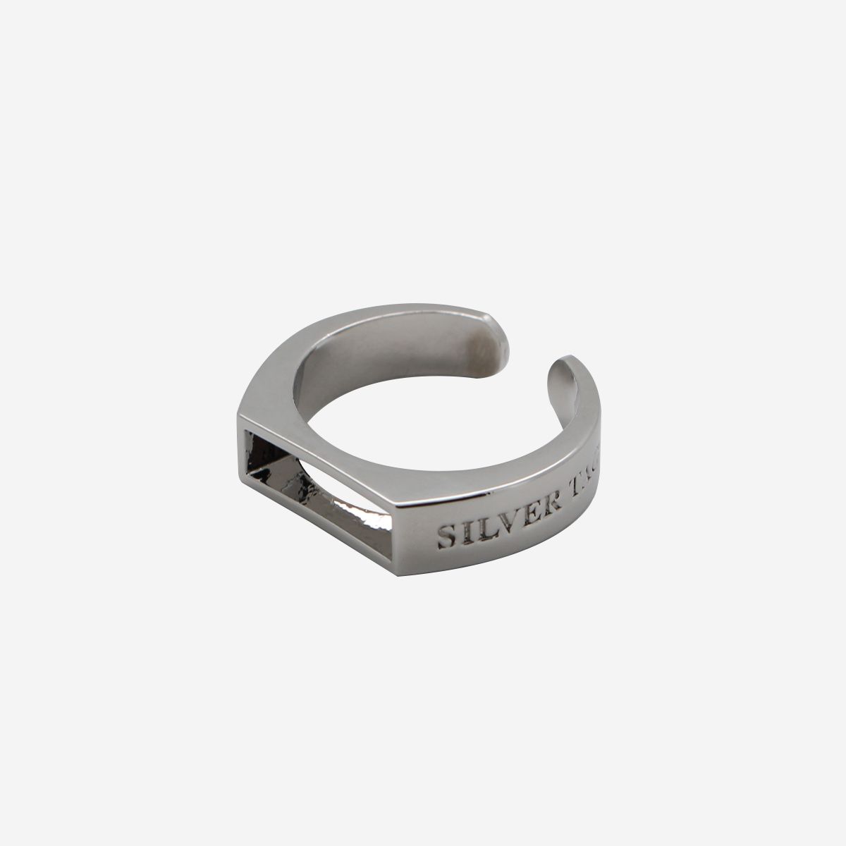 실버태그(SILVERTAG) 실버 오픈링 프리 피어스 반지 BRF-25SSR2