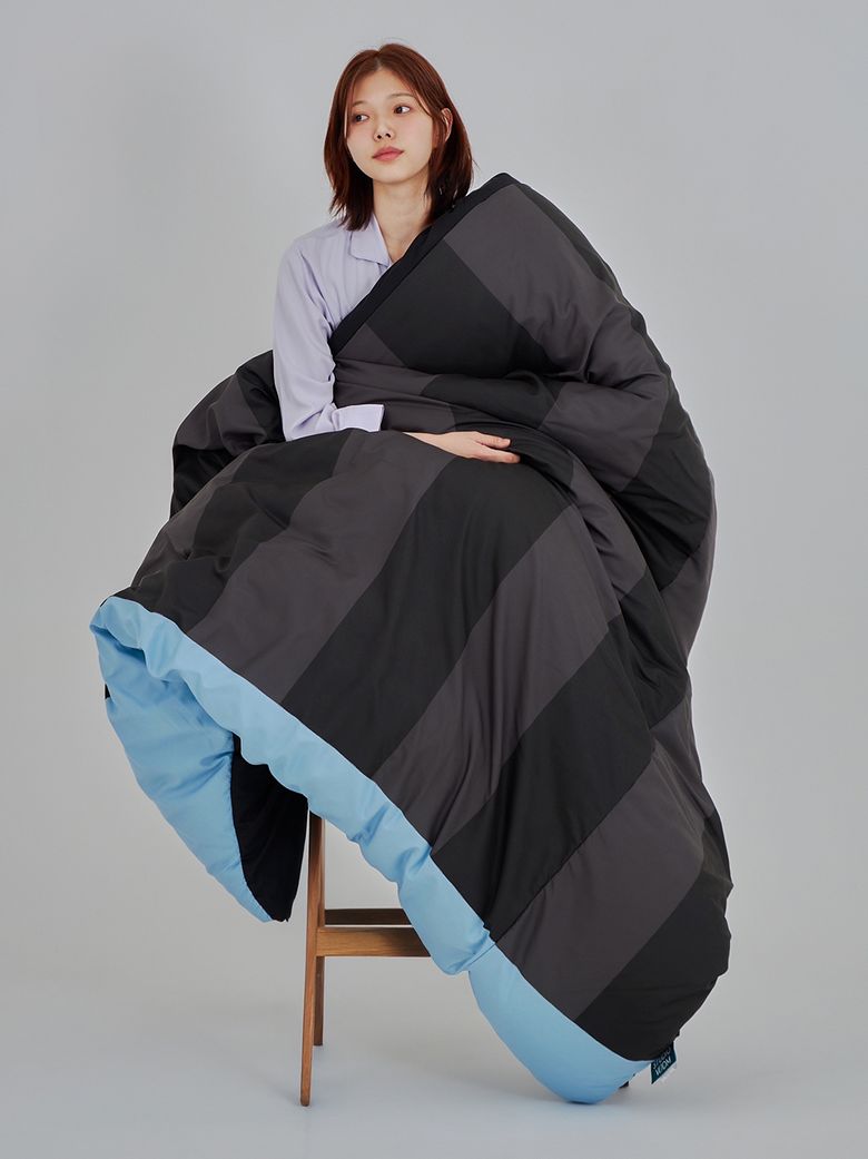 블랙스카이 볼드 심리스 사계절 이불
