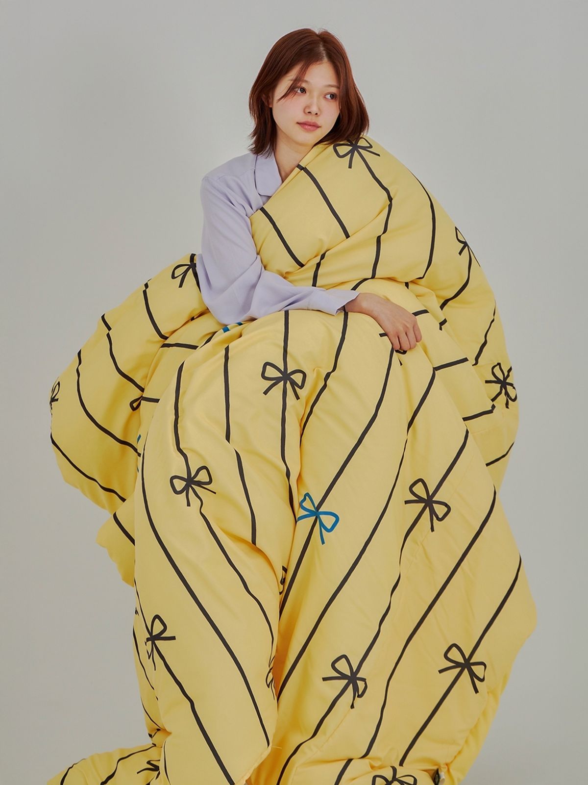 뷔오디엠(VODM) 버터리본 심리스 사계절 이불