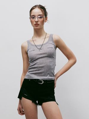 월드와이드 쿨 탱크탑 (멜란지그레이)